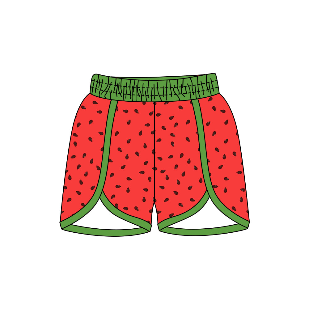 Preorder(moq 5) Adult Women Watermelon Seeds Waist Shorts Bottoms