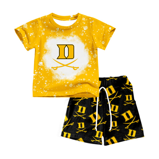 Baby Boys D team Shirt Top Shorts Clothes Sets preorder (moq 5)