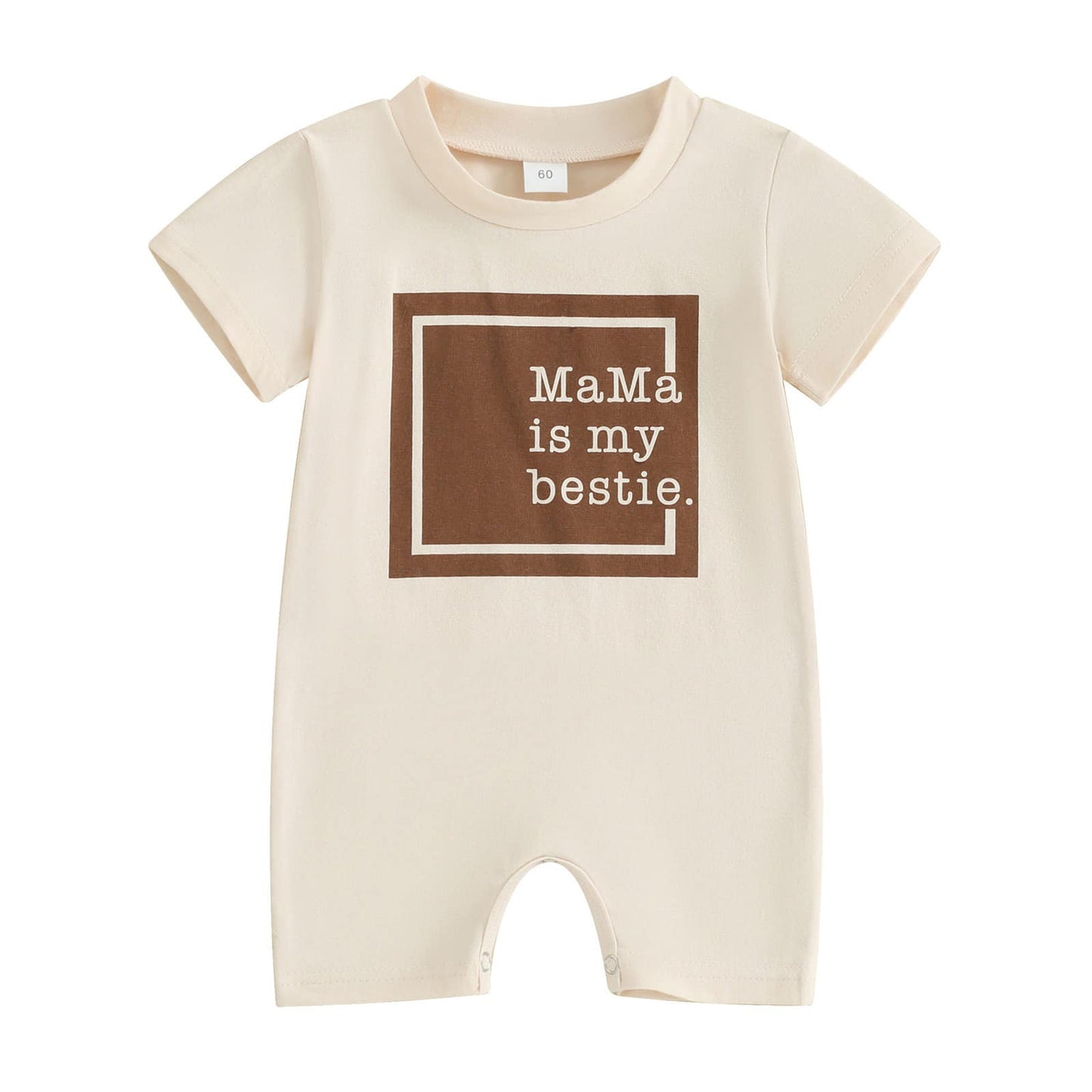 Baby Infant Boys Mama's Bestie Milk Silk Rompers preorder(moq 5)