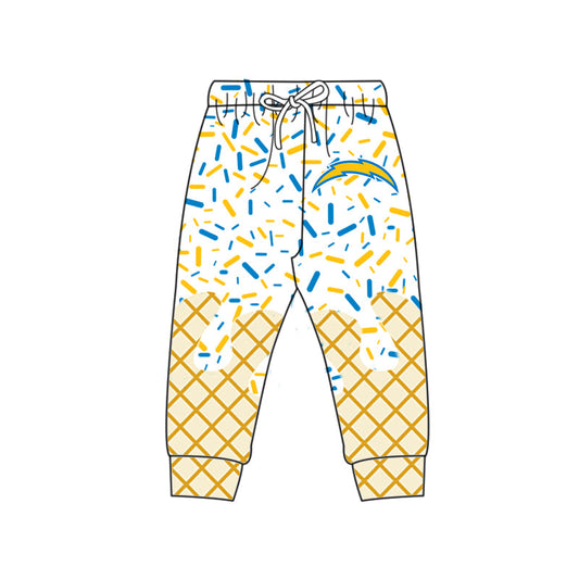 Preorder (moq 5)Baby Boys Drip Sprinkles Chargers Team Jogger Pants Bottom