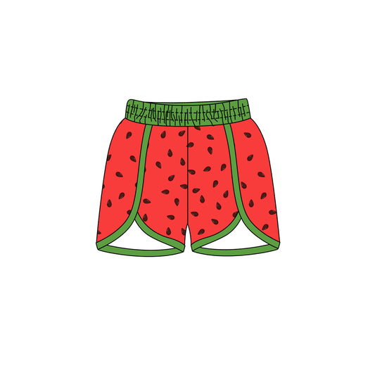 Preorder (moq 5)Baby Girls Watermelon Seeds Summer Shorts