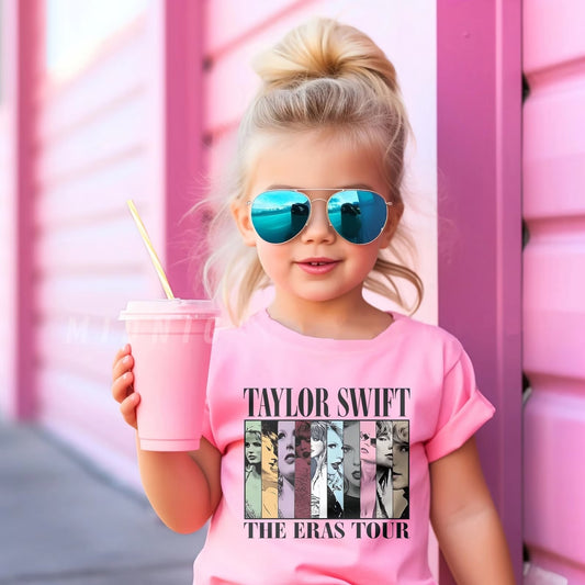 Baby Girls Pink Singer Short Sleeve Tee Shirts Tops Preorder(moq 5)