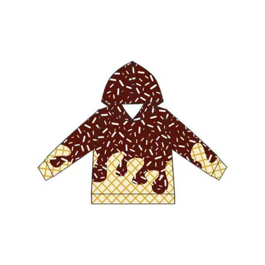 Preorder (moq 5)Baby Boys Wine Sprinkles Drip Team Hoodies Tops