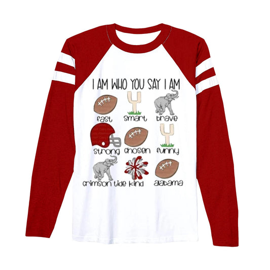 Baby Girls Long Sleeve Elephant Alabama Team Tee Shirts Preorder(moq 5)