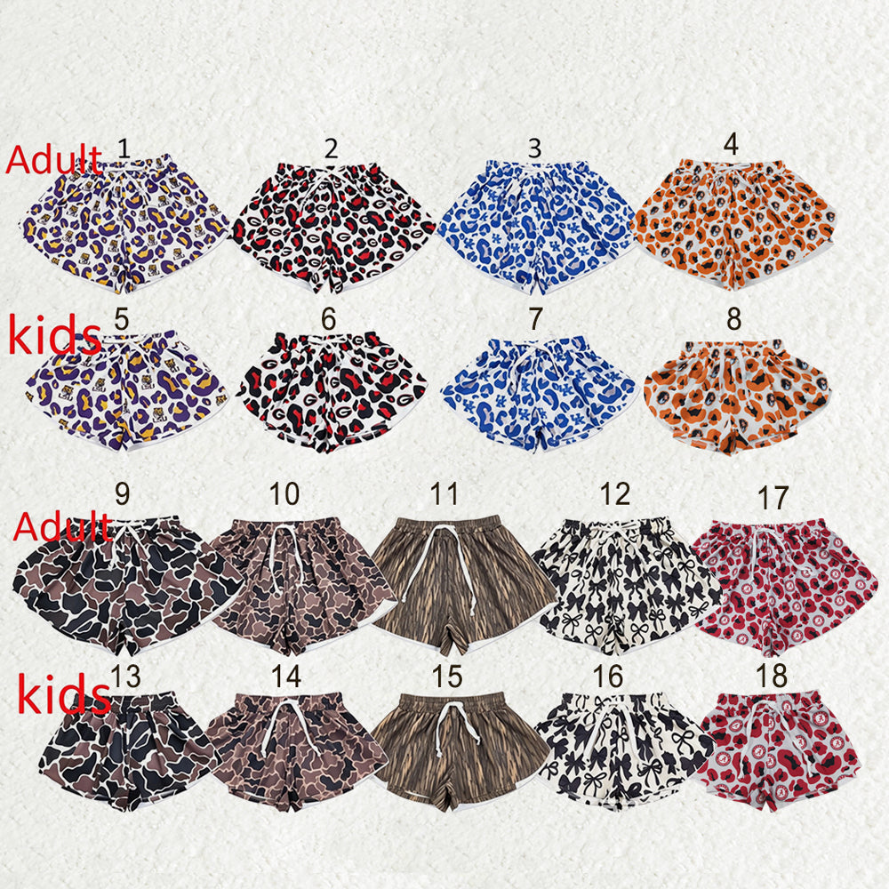 Mama and Me Southern Camo Yoga Active Ruffle Shorts Bottoms
