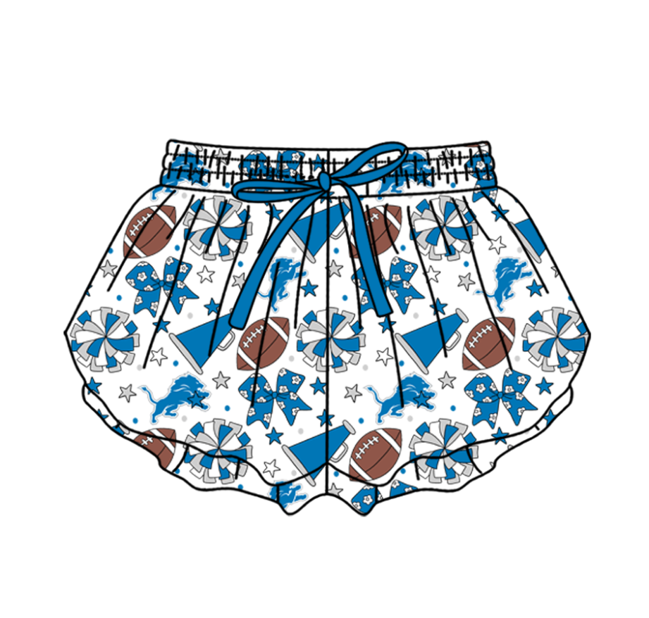 Preorder (moq 5)Baby Girls Bows Stars Footballs Team Butterfly Shorts Bottom