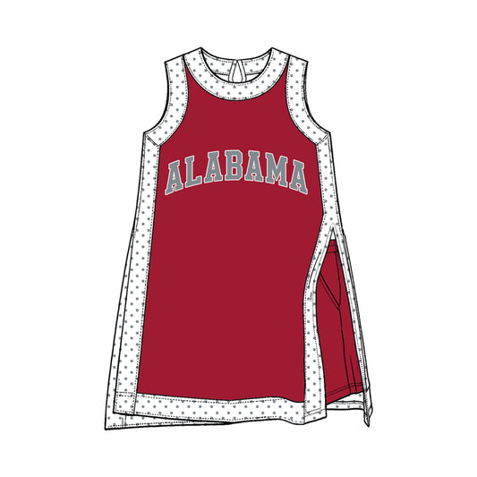Preorder (moq 5) Baby Girls Polka Dots Alabama Tunic Pockets Short Team Clothes Sets