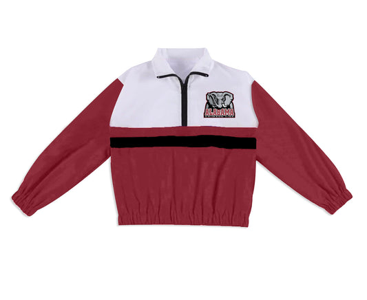 Preorder (moq 5)Baby Boys Long Sleeve AU Team Zip Pullovers Tops