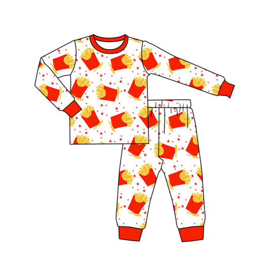 Preorder(moq 8)Baby Boys Chip Star Top Pants Pajamas Sets