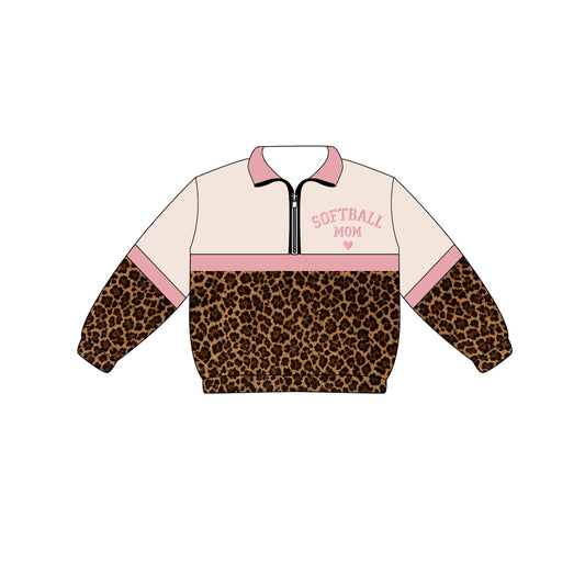 Preorder (moq 5)Baby Boys Long Sleeve Team Zip Pullovers Tops
