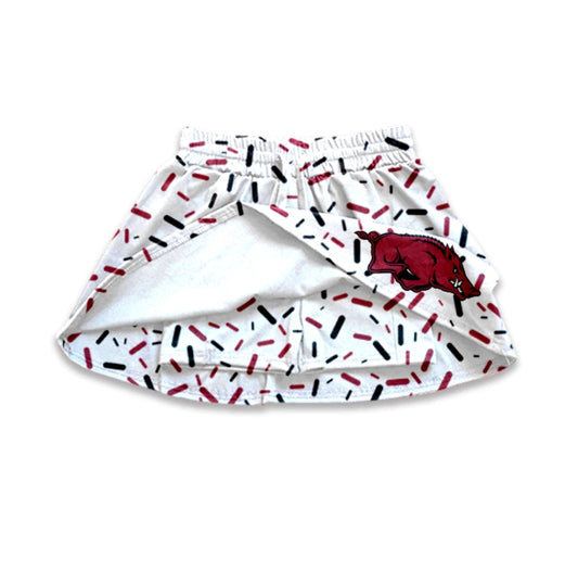 Preorder(moq 5) Baby Girls Pig Team Skort Shorts Bottoms