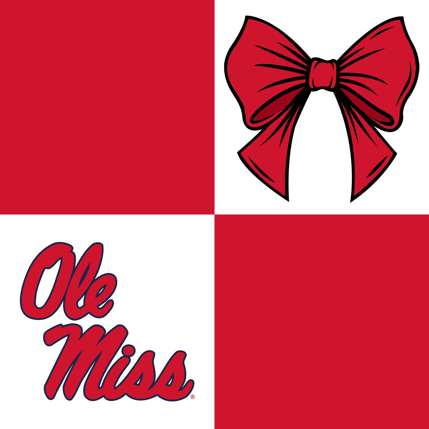 Preorder (moq 5)Baby Girls Ole Miss Bows Checked Team Ruffle Shorts Bottom