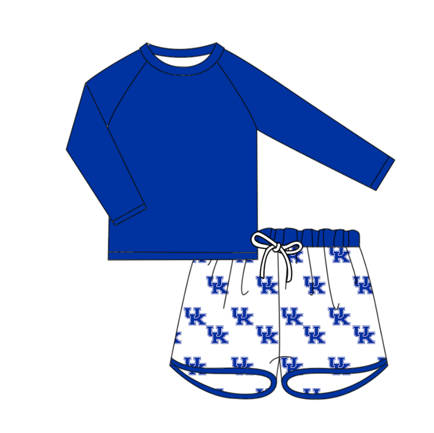 Preorder (moq 5)Baby Kids Shirts Top UK Shorts Team Clothes Sets