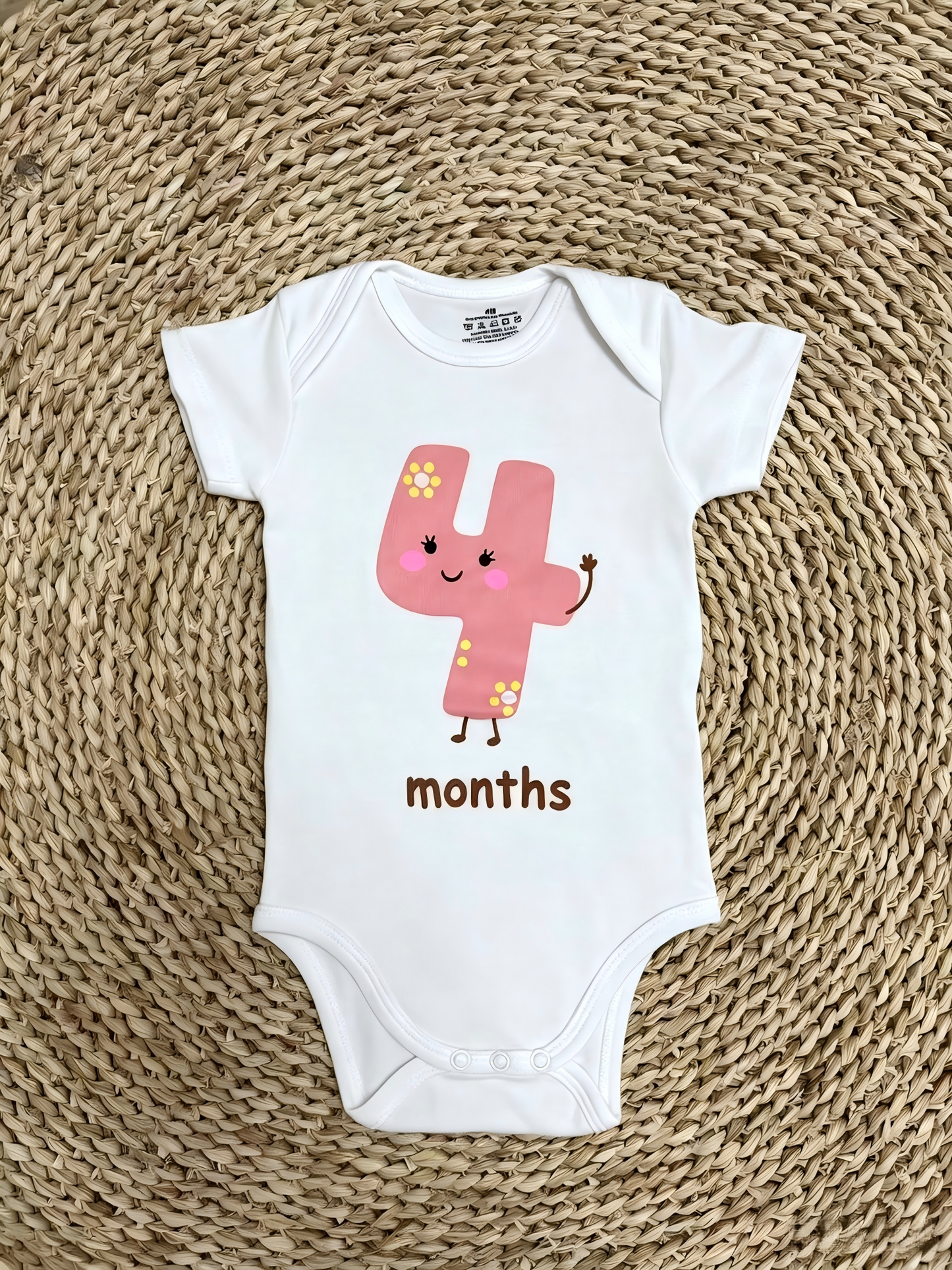 Sibling Baby Boys Girls Short Sleeve Vinyl Rompers