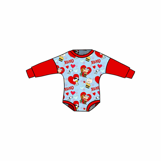 Baby Infant Kids Valentines Hearts Dogs Rompers preorder split order Dec 1st