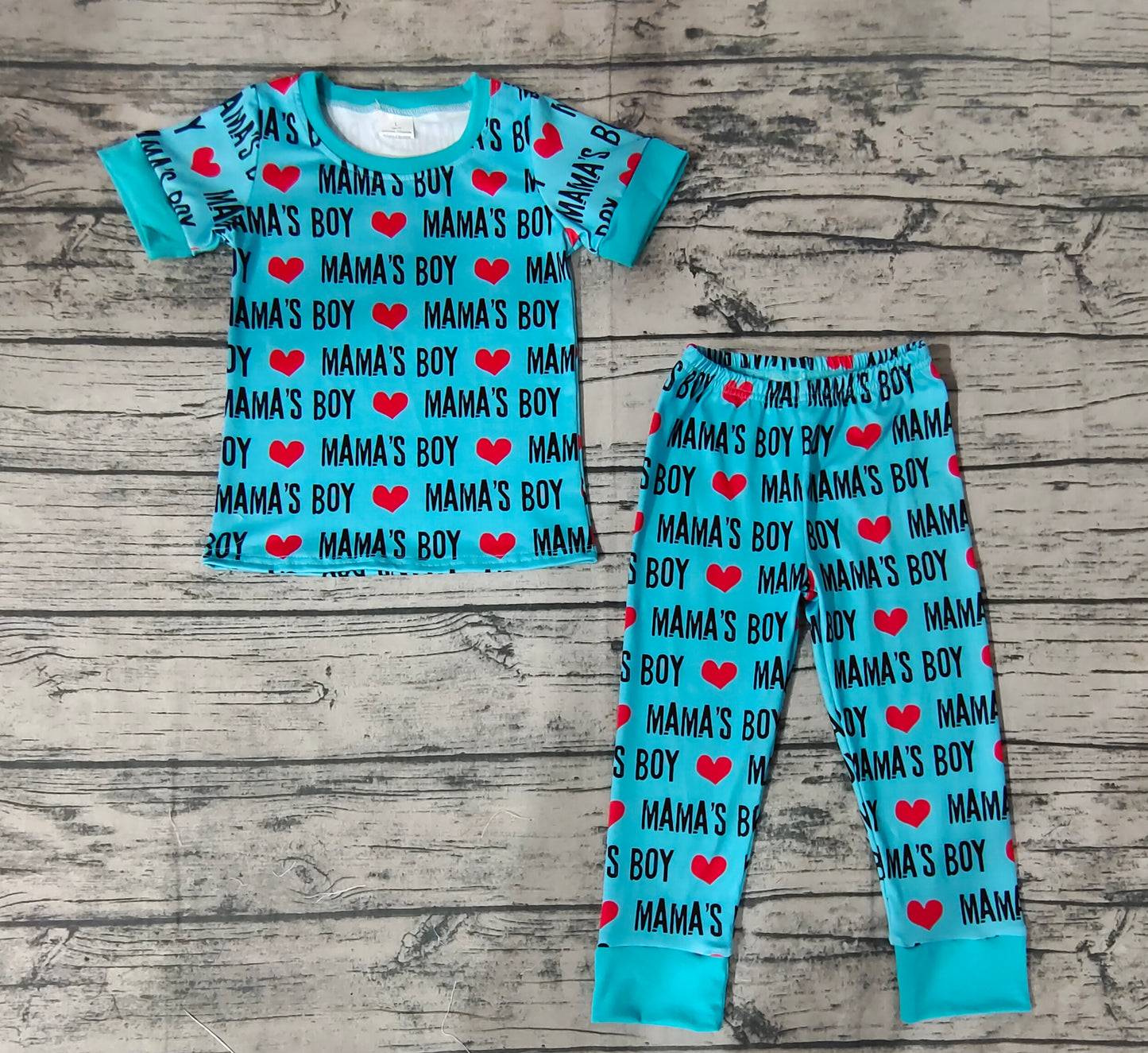 Baby Boys Mama's Boy Shirt Pants Pajamas Clothing Sets