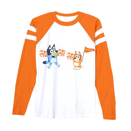 Baby Girls Long Sleeve Dogs Tennessee Team Tee Shirts Preorder(moq 5)