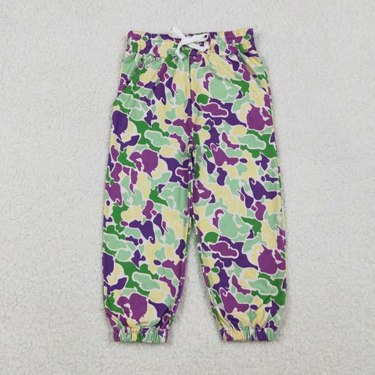 Baby Boys Mardi Gras Camo Pockets Jogger Pants Bottom