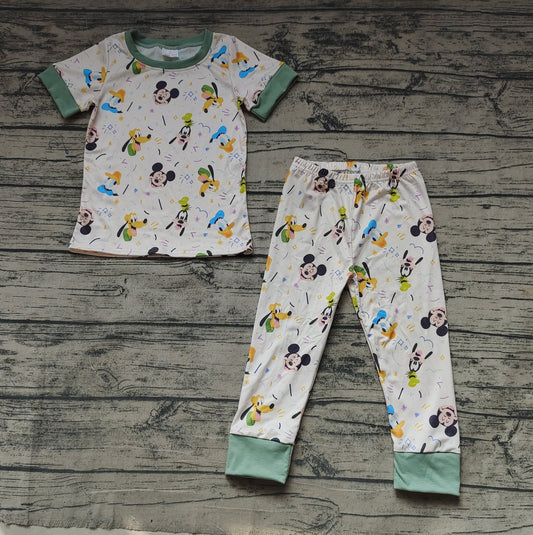 Baby Boys Duck Mouse Shirt Top Pants Pajamas Clothes Sets