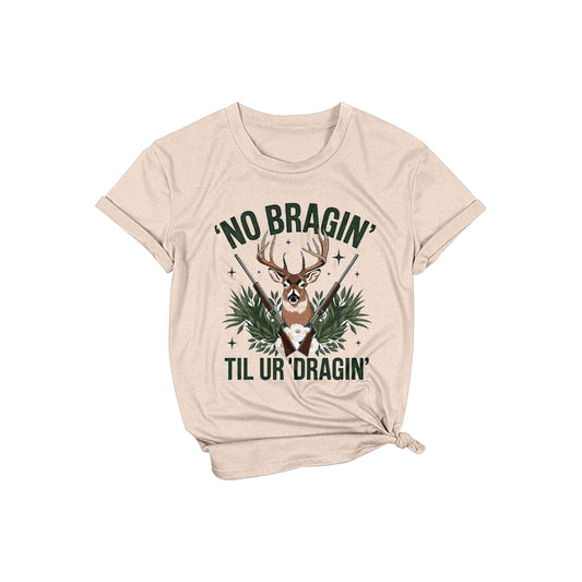 Adult Women Deer Hunting Tee Shirts Tops Preorder(moq 5)