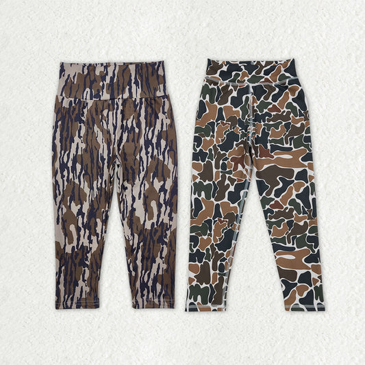 Sibling Baby Girls Southern Camo Yoga Active Leggings Pants Bottom