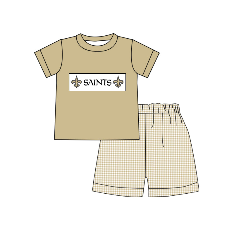 Baby Boys Saints Team Tops Shorts Clothes Sets preorder (moq 5)