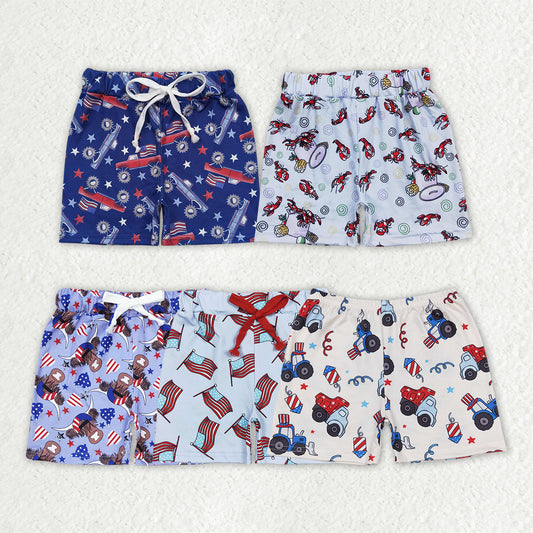 Sibling Baby Boys Summer 4th Of July Shorts Bottoms