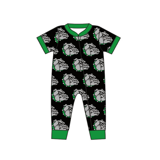 Baby Infant Boys Asheville Team Long Sleeve Zip Rompers preorder(moq 5)