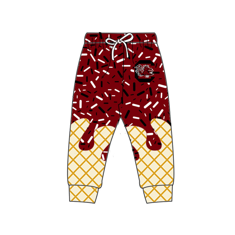 Preorder (moq 5)Baby Boys Drip Sprinkles South Carolina Team Jogger Pants Bottom