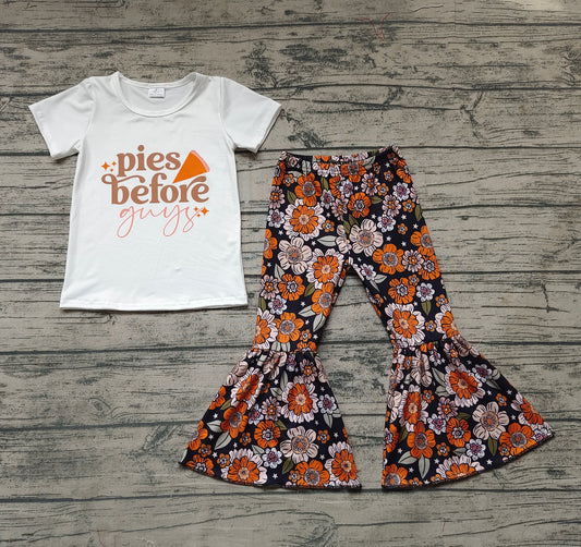 Baby Girls Pies Before Guys Shirts Bell Pants Clothes Sets