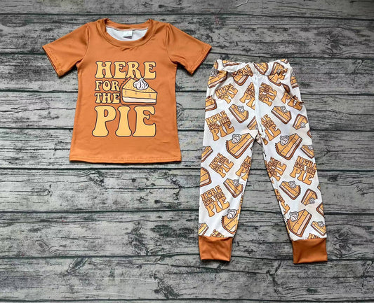 Baby Boys Pumpkin Pie Bottom Pants Clothes Sets