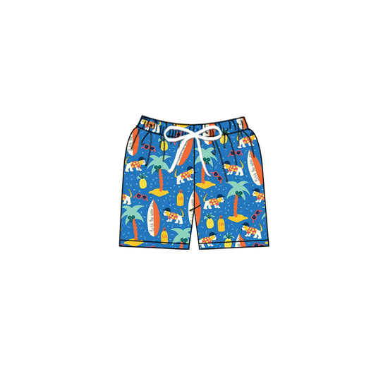 Preorder (moq 5)Baby Boys Dogs Beach Swimming Trunks Shorts Bottom