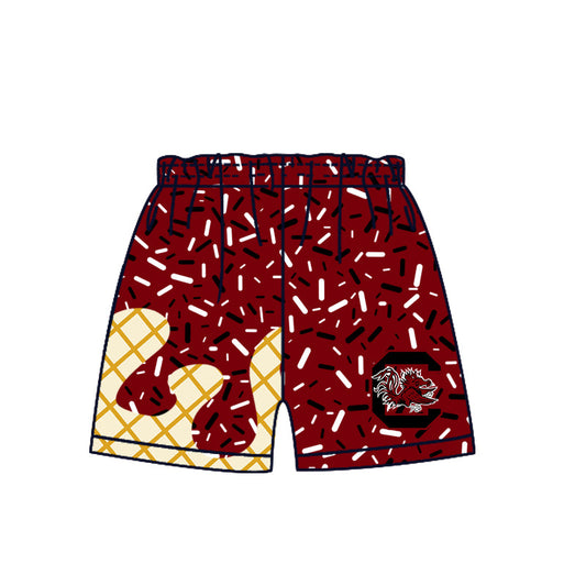 Preorder (moq 5)Baby Boys Drip Sprinkles South Carolina Team Shorts Bottom