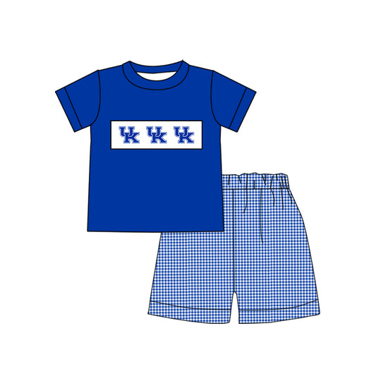 Baby Boys UK Short Sleeve Shirt Team Top Shorts Clothes Sets preorder (moq 5)
