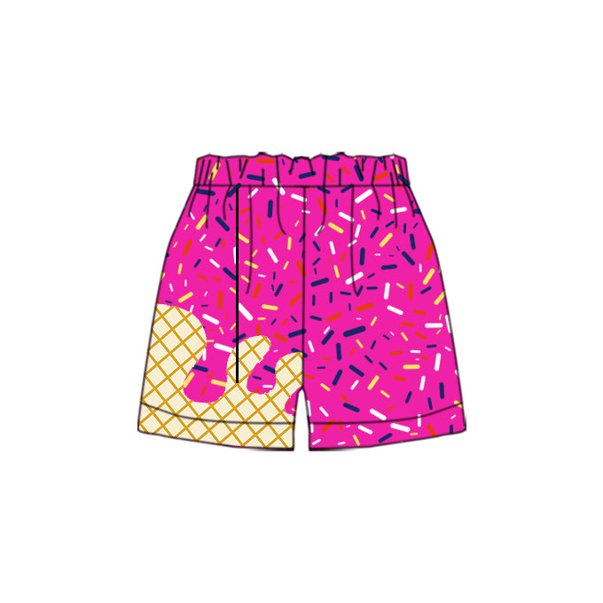 Preorder(moq 5) Baby Boys Hot Pink Team Swimming Trunks