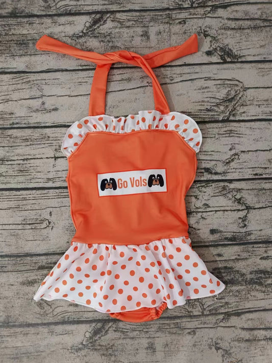 Baby Girls one pcs team 9 swimsuits preorder(moq 5)