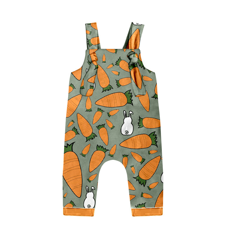 Baby Infant Boys Easter Carrots Bunny Rompers preorder(moq 5)