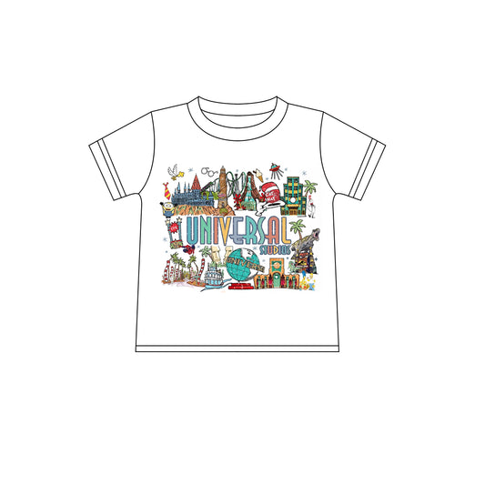 Preorder (moq 5)Baby Boys Short Sleeve Universal Studios T-shirts Top