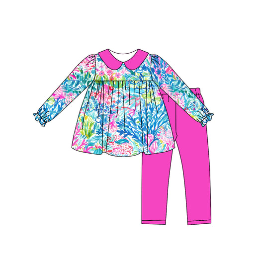 Baby Girls Seaweed Tunic Legging Clothes Sets preorder(MOQ 5)