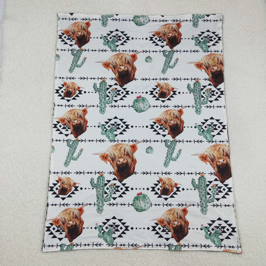 Baby Toddler Children Western Highland Cows Blankets