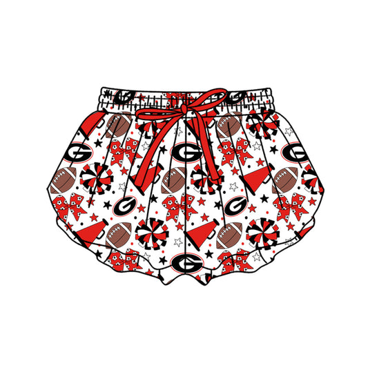 Preorder (moq 5)Baby Girls Bows Stars Footballs Team Butterfly Shorts Bottom