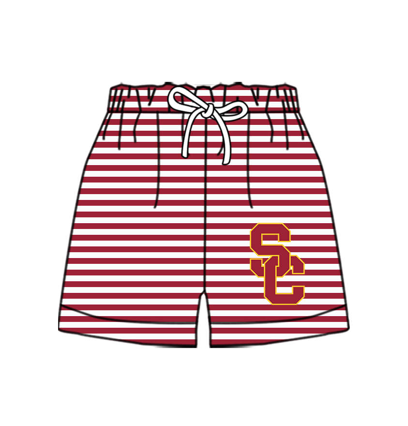Preorder moq 5 Baby Boys Team Stripe Shorts Bottom