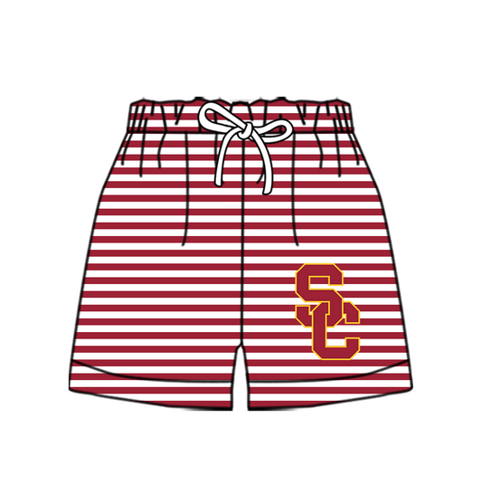 Preorder moq 5 Baby Boys Team Stripe Shorts Bottom