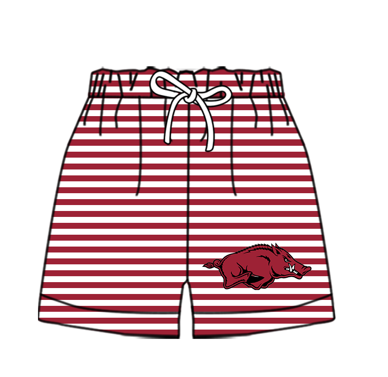 Preorder moq 5 Baby Boys Team Stripe Shorts Bottom