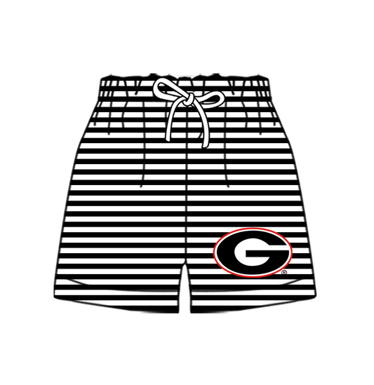 Preorder moq 5 Baby Boys Team Stripe Shorts Bottom