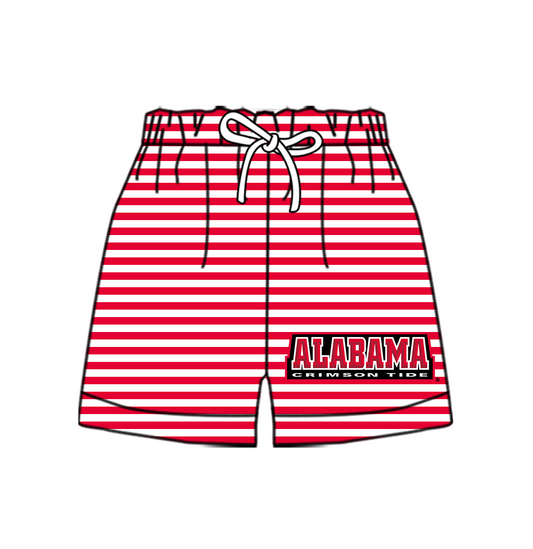 Preorder moq 5 Baby Boys Team Stripe Shorts Bottom