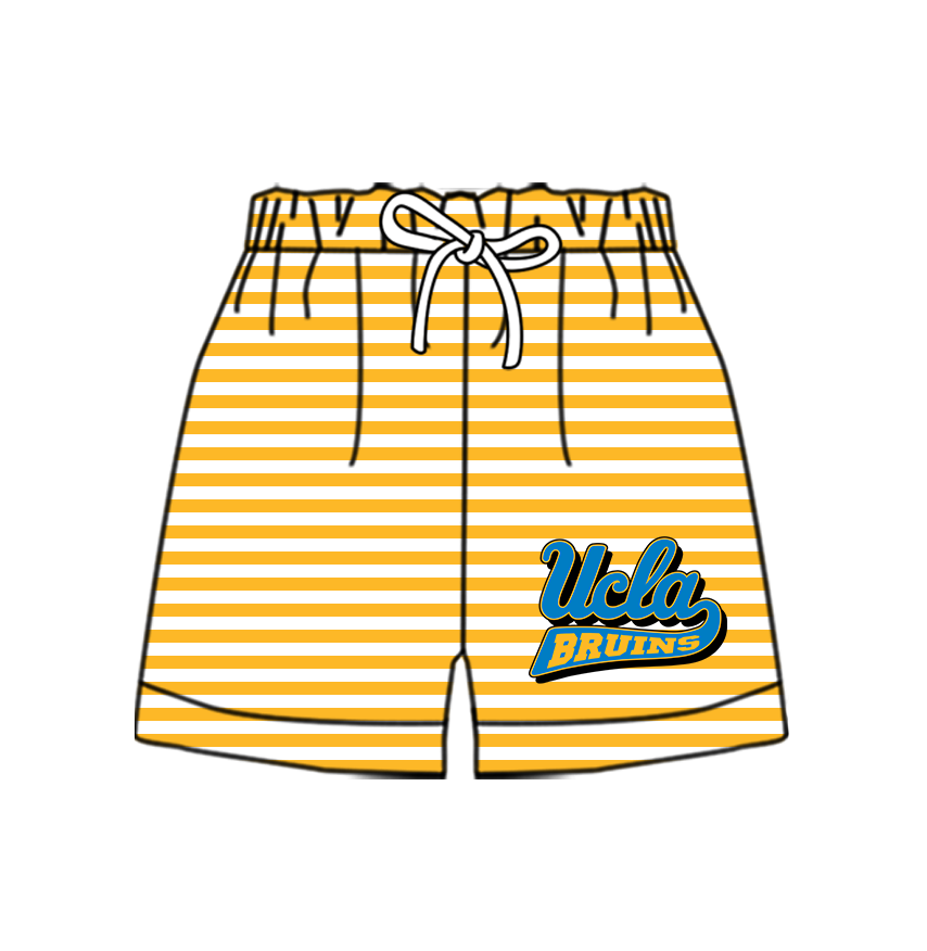 Preorder moq 5 Baby Boys Team Stripe Shorts Bottom