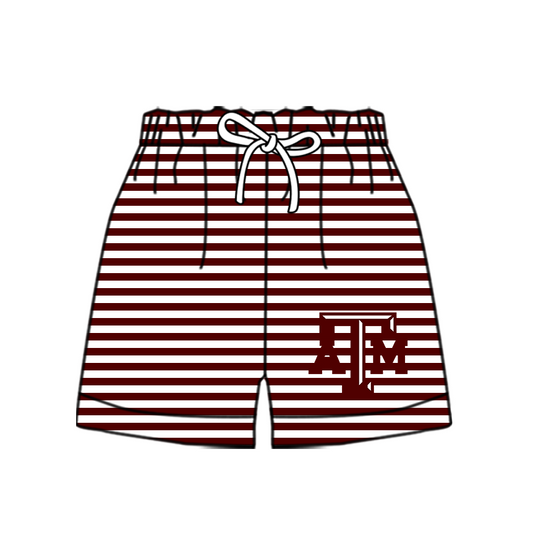 Preorder moq 5 Baby Boys Team Stripe Shorts Bottom