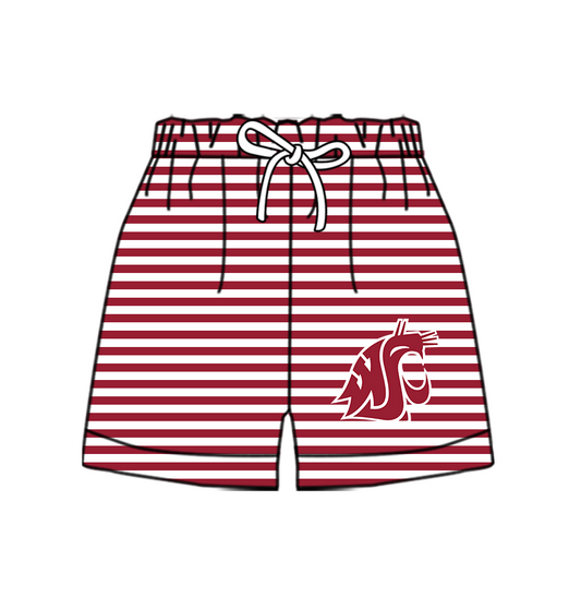 Preorder moq 5 Baby Boys Team Stripe Shorts Bottom