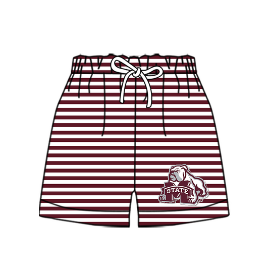 Preorder moq 5 Baby Boys Team Stripe Shorts Bottom